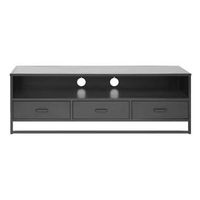 TV-meubel Aalborg - zwart - 50x148x45 cm - Leen Bakker - thumbnail