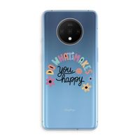 Happy days: OnePlus 7T Transparant Hoesje