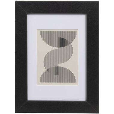 Fotolijst Haarlem - zwart - 10x15 cm - Leen Bakker