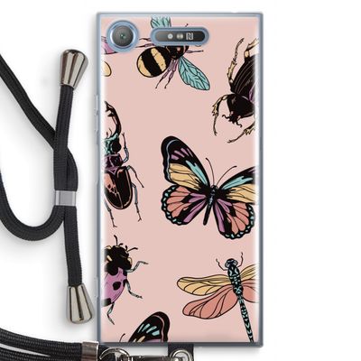 Tiny Bugs: Sony Xperia XZ1 Transparant Hoesje met koord