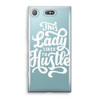 Hustle Lady: Sony Xperia XZ1 Compact Transparant Hoesje
