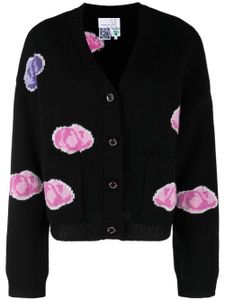 Natasha Zinko cardigan à col v - Noir