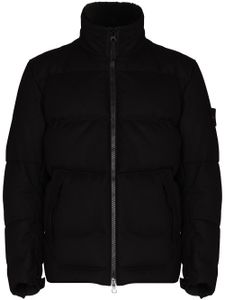 Stone Island doudoune à patch logo - Noir