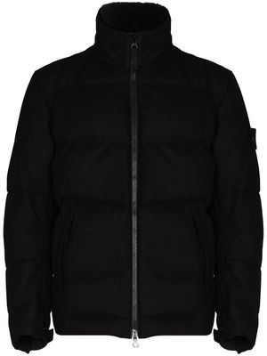 Stone Island doudoune à patch logo - Noir