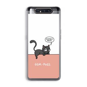 GSM poes: Samsung Galaxy A80 Transparant Hoesje