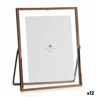 Fotolijsten Koper Metaal Glas Plastic 20,5 x 1 x 25,2 cm (12 Stuks)