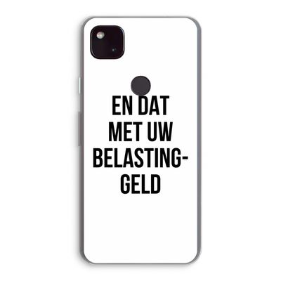 Belastinggeld: Google Pixel 4a 5G Transparant Hoesje