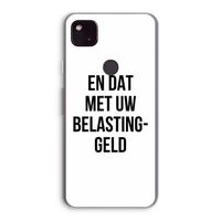 Belastinggeld: Google Pixel 4a 5G Transparant Hoesje