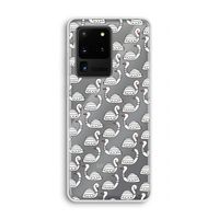 Zwanen: Samsung Galaxy S20 Ultra Transparant Hoesje