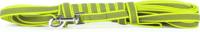 Lange lijn hond - Antislip - 20mm x 10m - Met handvat - Neon