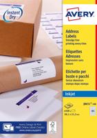 Etiket avery j8651-100 38.1x21.2mm wit 6500st | 5 stuks