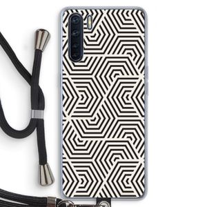 Magic pattern: Oppo A91 Transparant Hoesje met koord