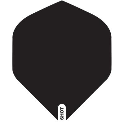 Shot Plain Black No.2 Dartflight