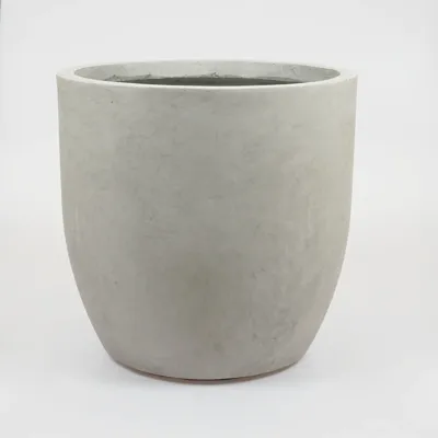 Pot egg clayfibre d39h38 zand