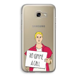 Gimme a call: Samsung Galaxy A5 (2017) Transparant Hoesje