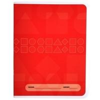 Schrift - 5x - A5 formaat - rood - schoolschrift - lijntjes - lijntjesschriften - basisschool Schrift - 5x - A5 formaat - rood - schoolschrift - lijntjes - lijntjesschriften - basisschool
