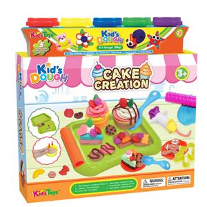 Kid's Dough taart maken kleiset met 9 potjes