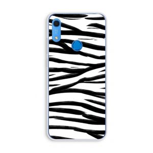 Zebra pattern: Huawei Y6s Transparant Hoesje