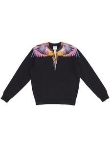 Marcelo Burlon County of Milan sweat en coton à motif Icon Wings - Noir