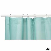 Douchegordijn Berilo SC-MIX-01-GREEN Groen Polyethyleen EVA 180 x 180 cm (12 Stuks)
