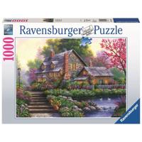 Puzzel ravensburger romantische cottage 1000st