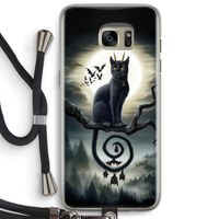 Moonlight Companions: Samsung Galaxy S7 Edge Transparant Hoesje met koord