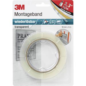 3M PX5011 8899195 Dubbelzijdige tape Transparant (l x b) 5 m x 19 mm 1 stuk(s)