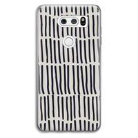 Moroccan stripes: LG V30 Transparant Hoesje