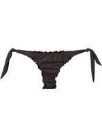 Amir Slama ruffled trim bikini bottom - Noir - thumbnail