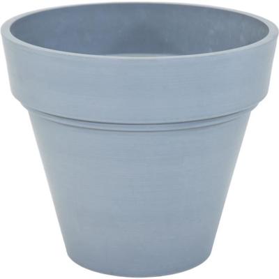 Pot - MEGA COLLECTIONS - Ecostone Plantenbak - Ø 41 cm - H 35 cm - Grijs