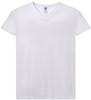 JHK 604 Ladies´ Curves T-Shirt V-Neck - White - S