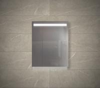 Badkamerspiegel Luca | 58x80 cm | Rechthoekig | Directe en indirecte LED verlichting | Drukschakelaar
