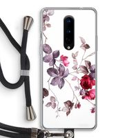 Mooie bloemen: OnePlus 8 Transparant Hoesje met koord