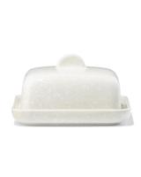 HEMA Botervloot 14x15x9cm aardewerk spikkel groen (groen)