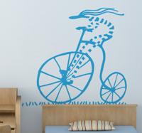 Muursticker Silhouet Fiets