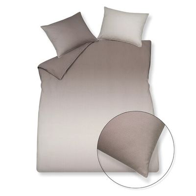Vandyck Vandyck Home Milano Dekbedovertrek 1-persoons (140x200/220) taupe