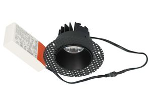 BR6852 LED-inbouwspot trimless 6.5W 2700K IP54 Dimbaar Zwart