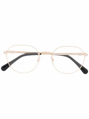 Chiara Ferragni lunettes de vue à monture ronde - Or