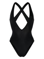 PUCCI maillot de bain à col v profond - Noir