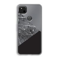 Combinatie marmer: Google Pixel 4a Transparant Hoesje