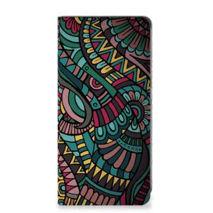 Samsung Galaxy A05s Hoesje met Magneet Aztec