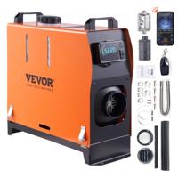 VEVOR Air Diesel Luchtverwarmers 12V 5KW Luchtverwarmer Air Diesel Diesel Standkachel Luchtverwarmer 0.16-0.52 l/uur Dieselkachel met LCD-display