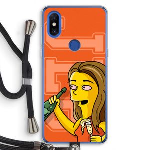 Jamie Lee Simpson: Xiaomi Mi Mix 3 Transparant Hoesje met koord