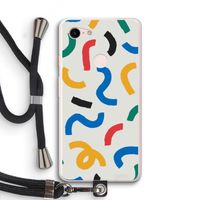 Illustratieve pop 2: Pixel 3 XL Transparant Hoesje met koord Illustratieve pop 2: Pixel 3 XL Transparant Hoesje met koord