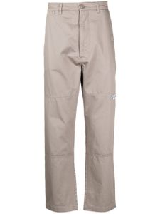 izzue pantalon chino à patch logo - Tons neutres