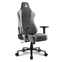 Sharkoon SKILLER SGS30 FABRIC BK/GY GAMING SEAT FABRIC COVER - thumbnail