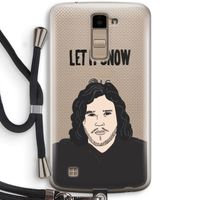 Let It Snow: LG K10 (2016) Transparant Hoesje met koord