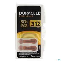 Duracell Easytab Hoorbatterij Da312 6 Bruin