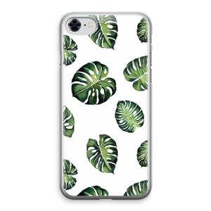 Tropische bladeren: iPhone 8 Transparant Hoesje
