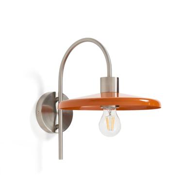 Kave Home Wandlamp 'Nuvira' Gesatineerd metaal, kleur Oranje